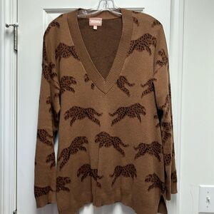 Mumu Sweater. Darling leopard print.